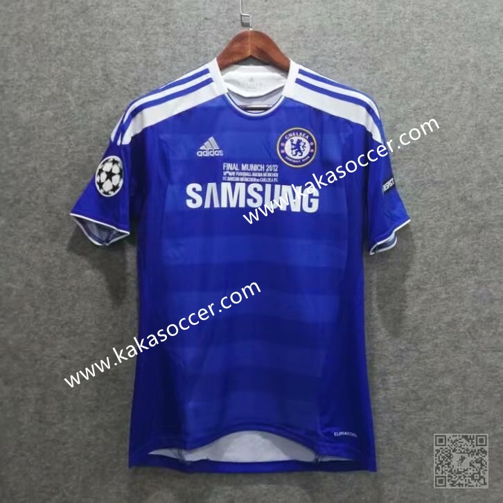 11-12 Retro Version Chelsea Home Blue Thailand Soccer Jersey AAA-519