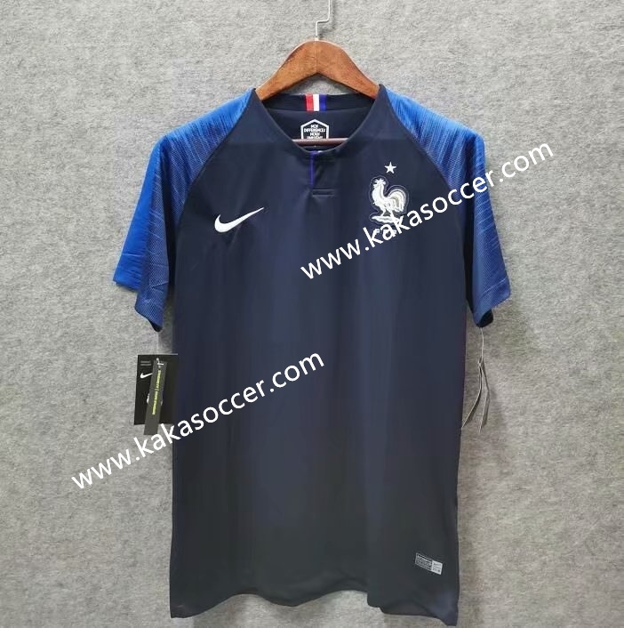 2018 World Cup France Home Blue Thailand Soccer Jersey AAA-301/410