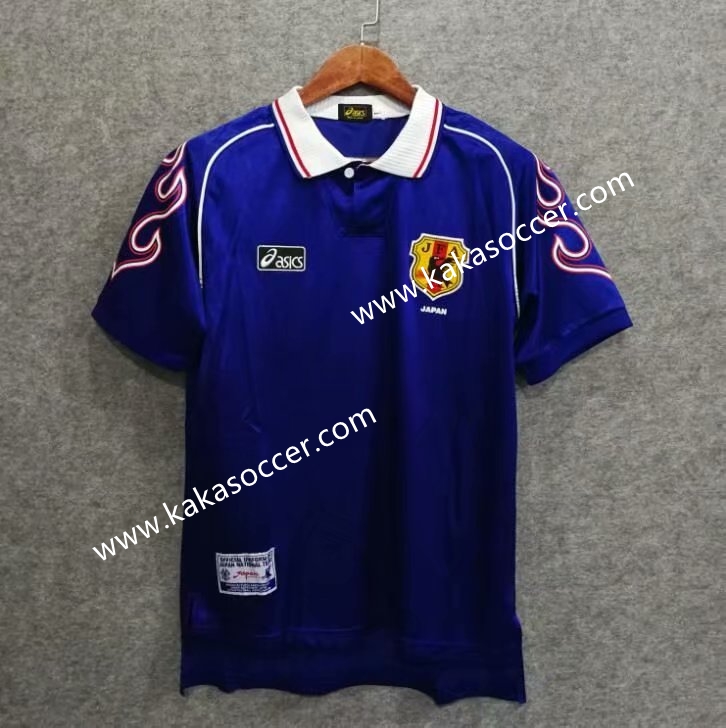 98 Retro Version Japan Home Blue Thailand Soccer Jersey AAA-519