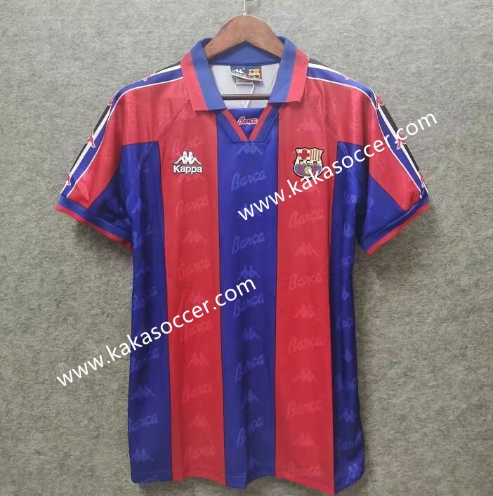 94 Retro Version Barcelona Red & Blue Thailand Soccer Jersey AAA-519
