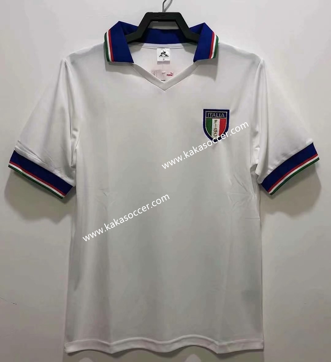 82 Retro Version Italy Away White Thailand Soccer Jersey AAA-811