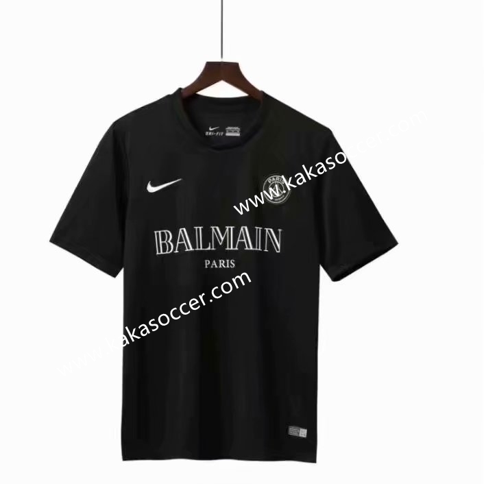 2020-2021 Paris SG Black Thailand Soccer Jersey-311