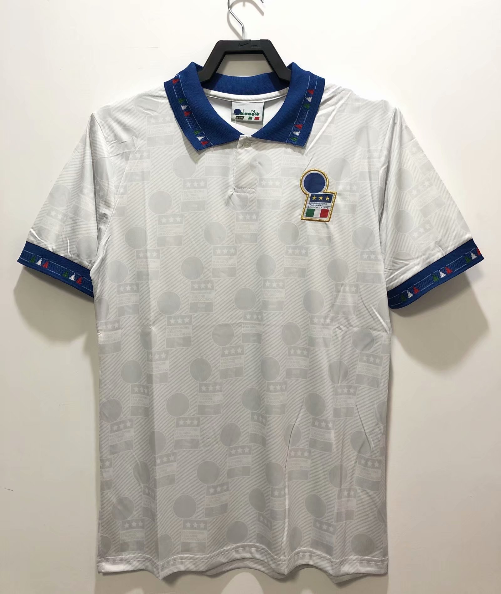 94 Retro Version Italy Away White Thailand Soccer Jersey AAA-311/710