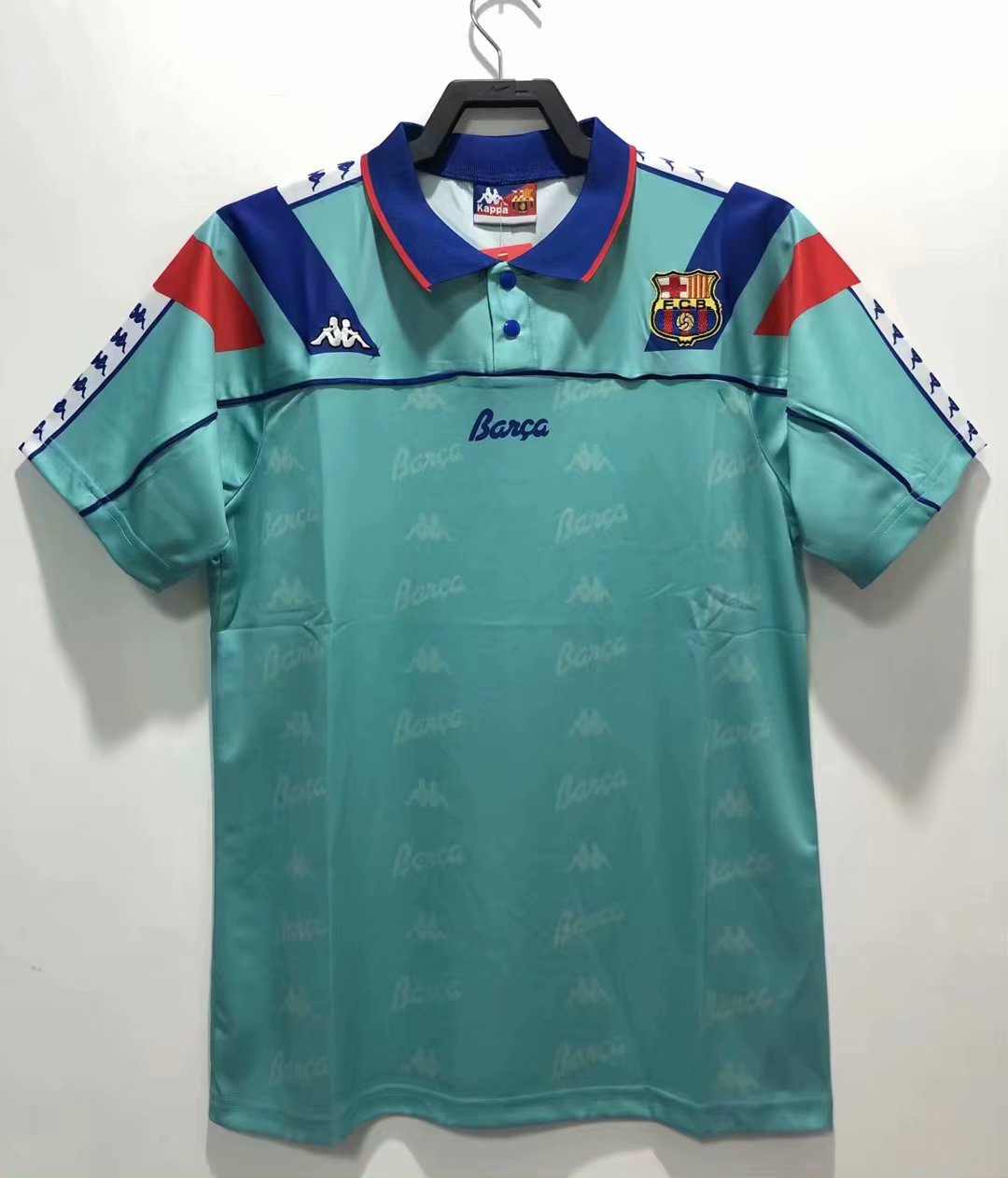 92-95 Retro Version Barcelona Away Green Thailand Soccer Jersey AAA-811