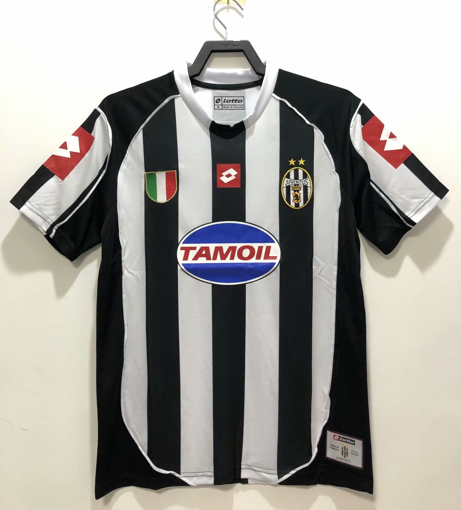 2002-2003 Retro Version Juventus Red & Pink Thailand Soccer Jersey AAA-311