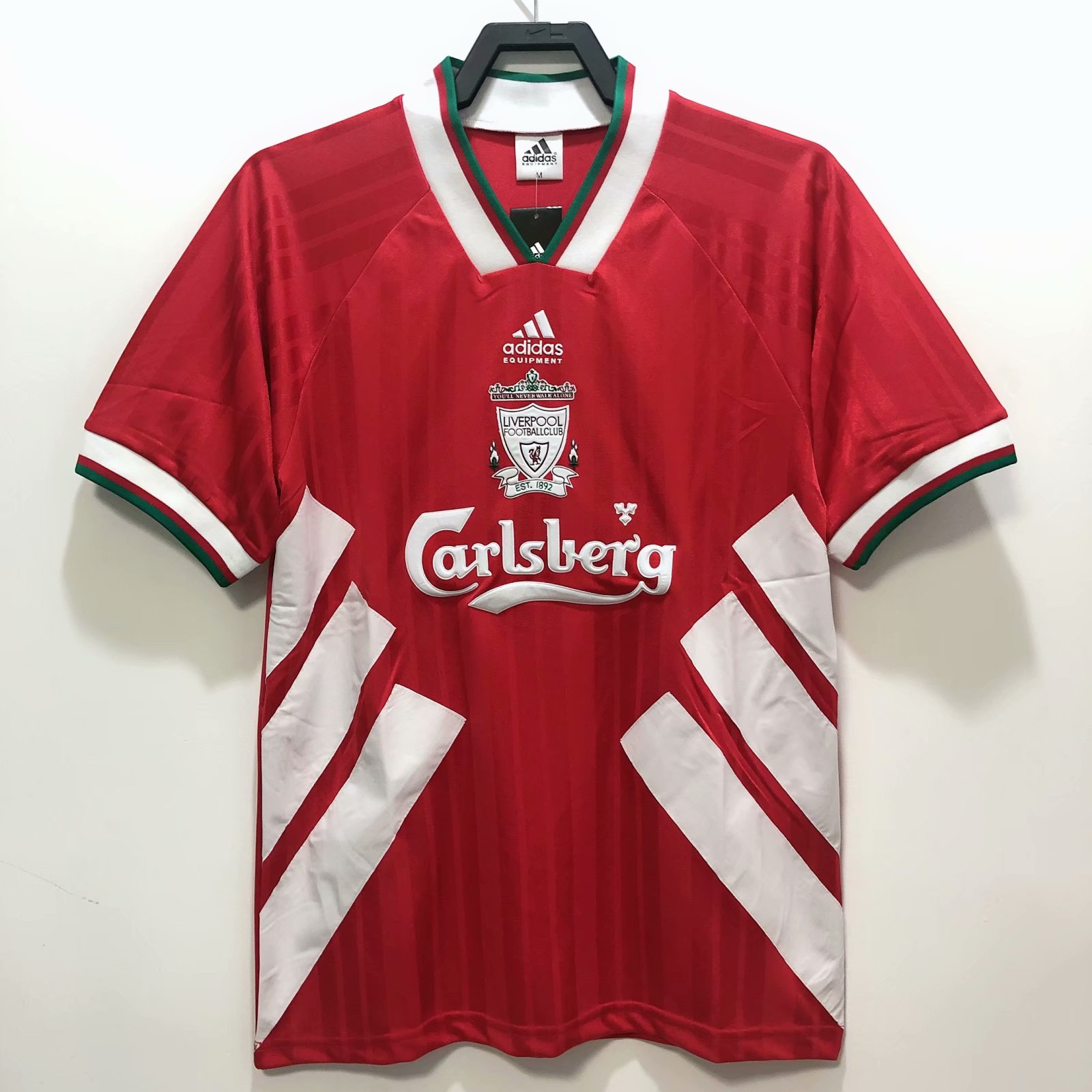 93-95 Retro Version Liverpool Home Red Thailand Soccer Jersey AAA-311