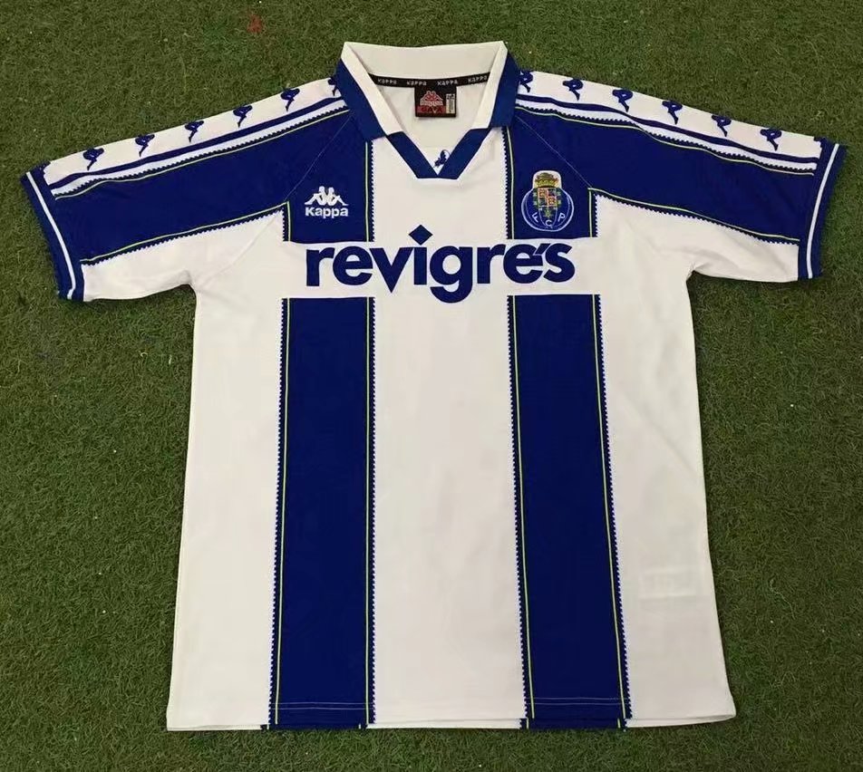 97-99 Retro Version Porto Blue & WhiteThailand Soccer Jersey AAA-503