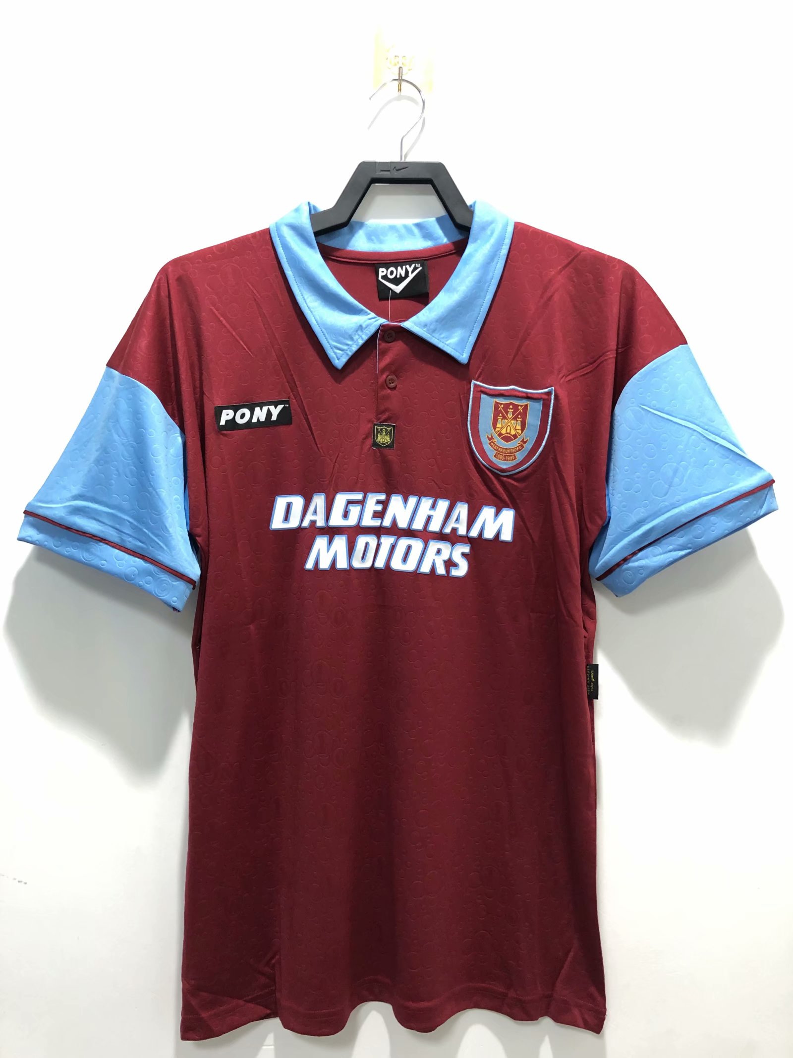 100th Commemorative Edition West Ham United Red Thailand Soccer Jersey AAA-311