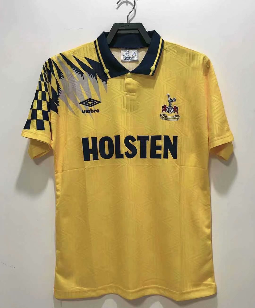 92-94 Tottenham Hotspur AlwayYellow Thailand Soccer Jersey AAA-311