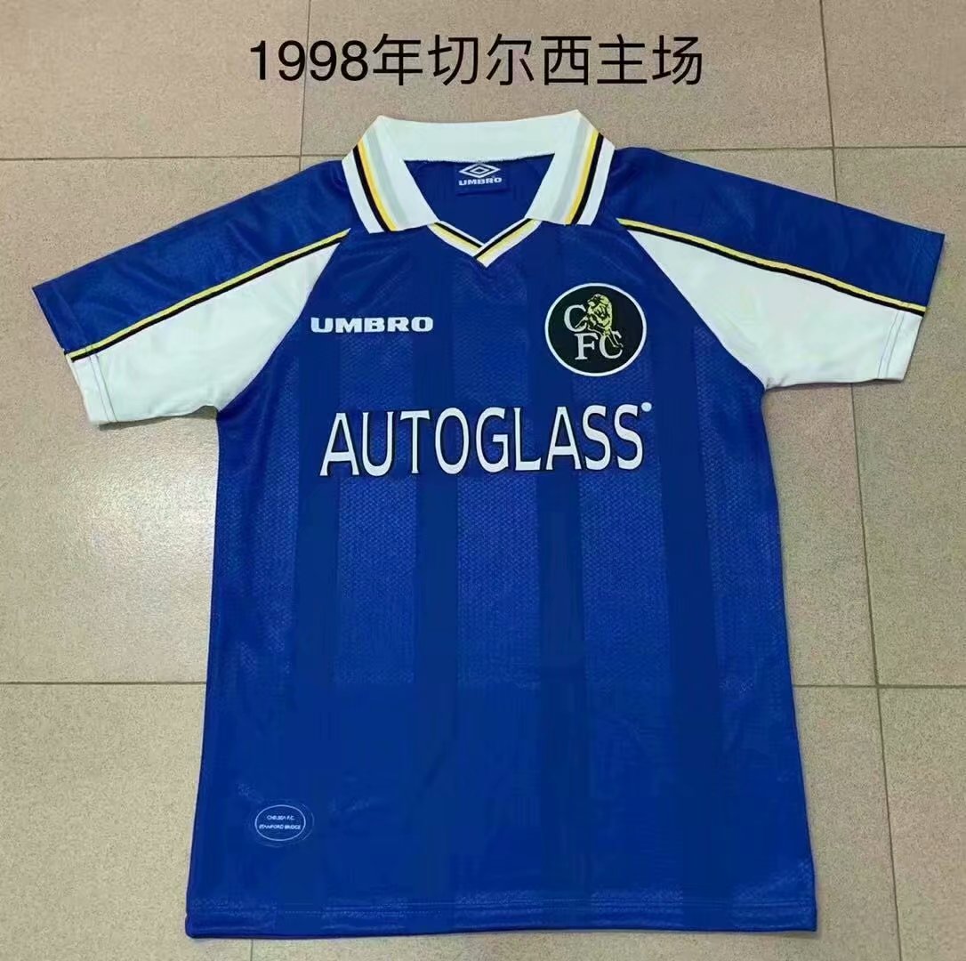 1998 Retro Version Chelsea Blue Thailand Soccer Jersey AAA-811/709