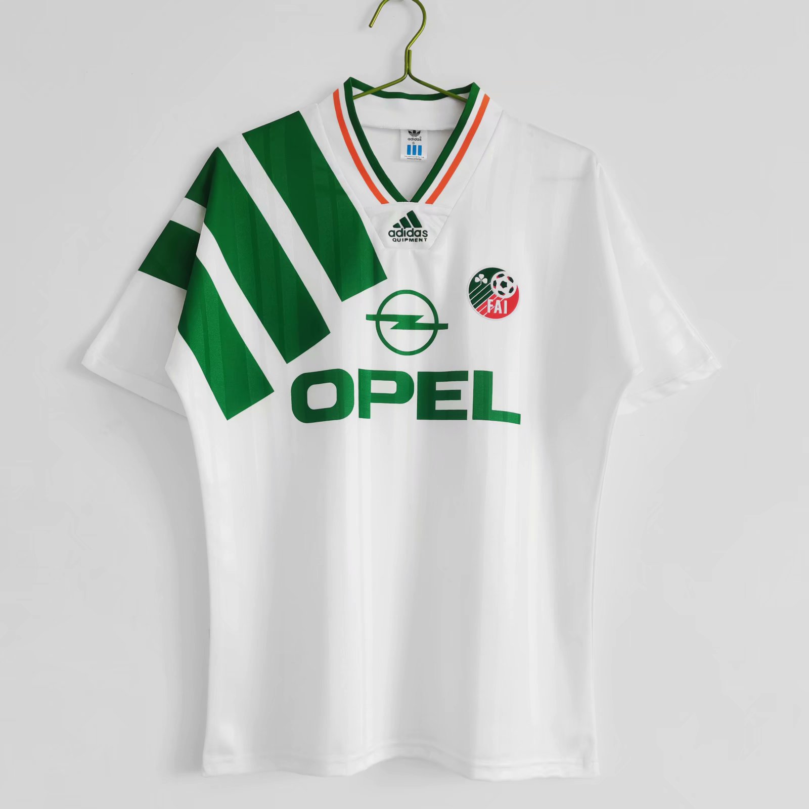 1992-1994  Retro Version Ireland Away White Thailand Soccer Jersey AAA-C1046