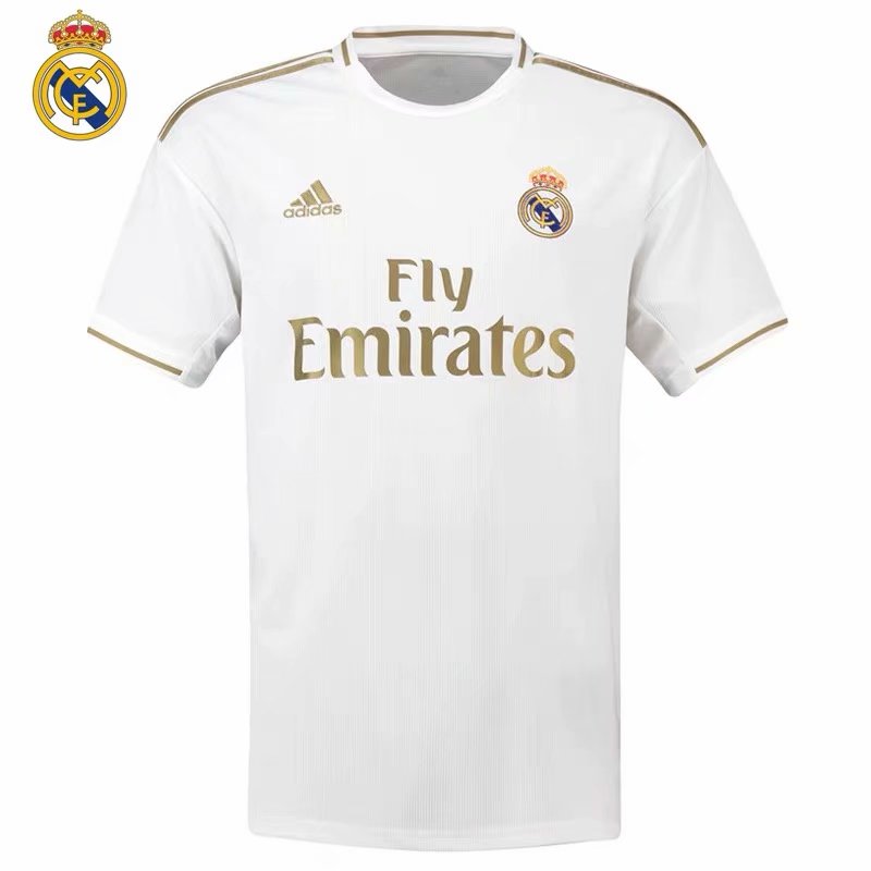 2019-2020 Real Madrid Home White Thailand Soccer Jersey AAA-518