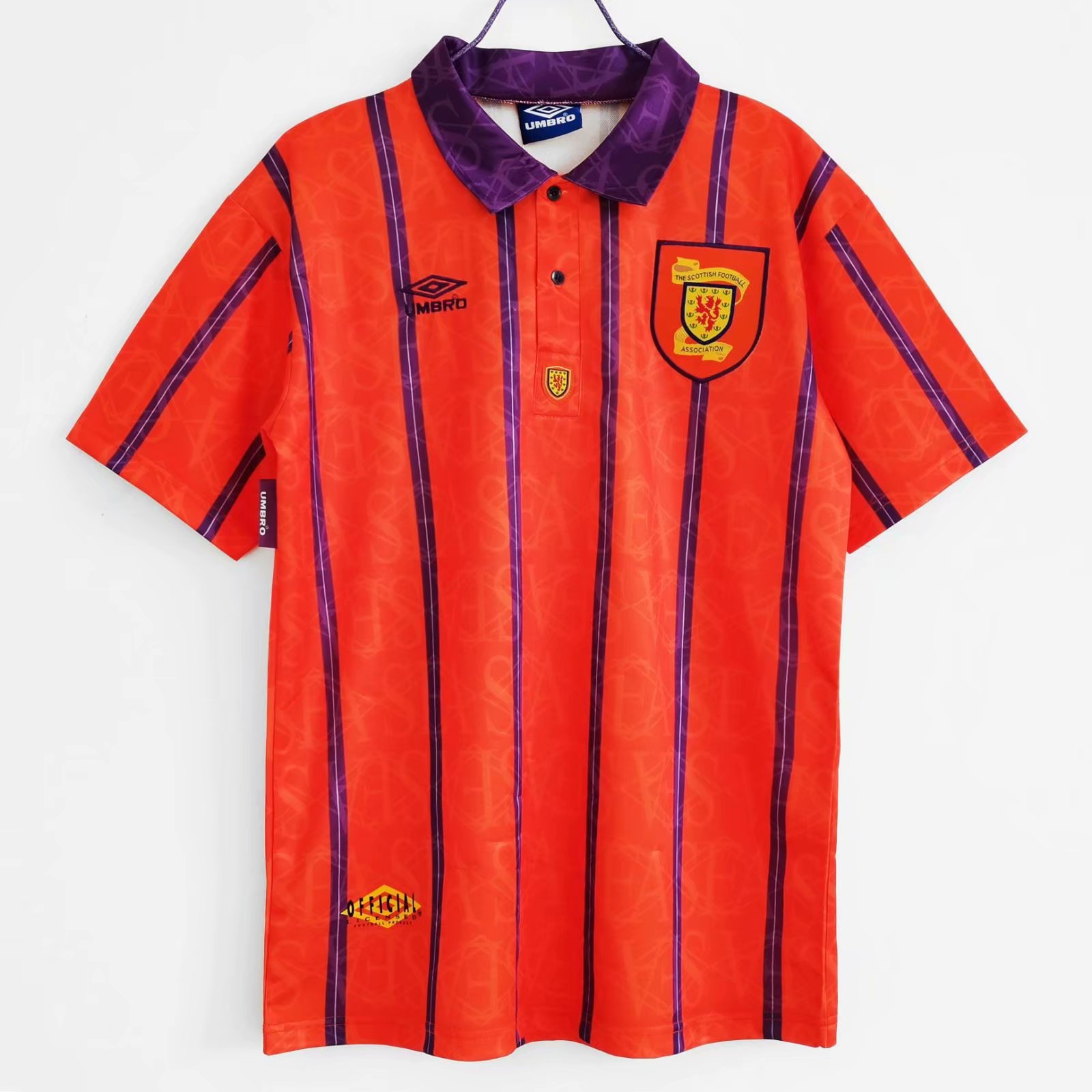 1994 Retro Version Scotland Away Orange Thailand Soccer Jersey AAA-710