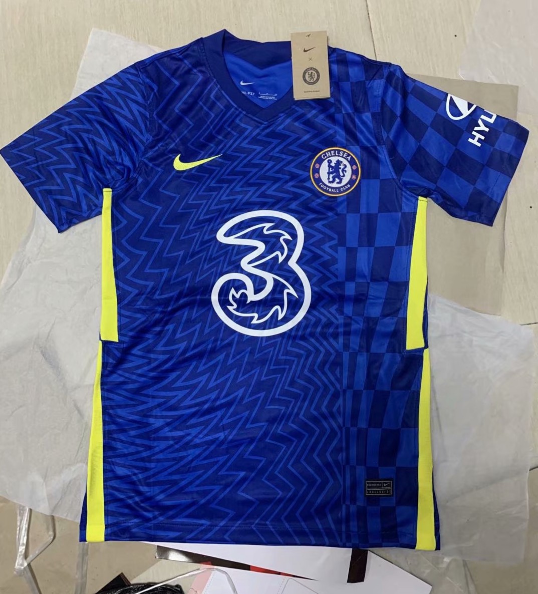 Correct Version 2021-22 Chelsea Home Blue Thailand Soccer Jersey AAA-7T