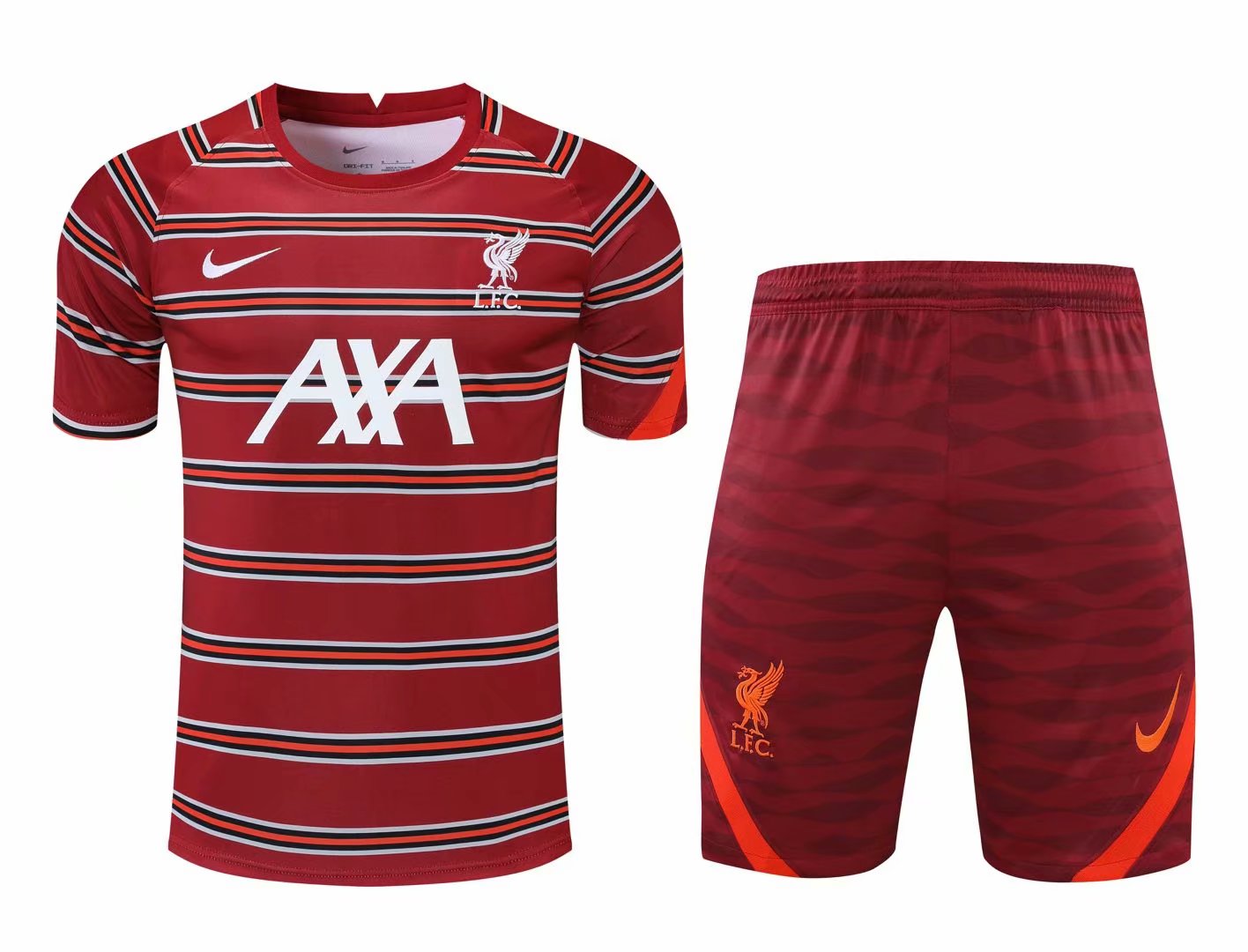 2021-22 Liverpool Red Thailand Soccer Training Jersey Uniform-418