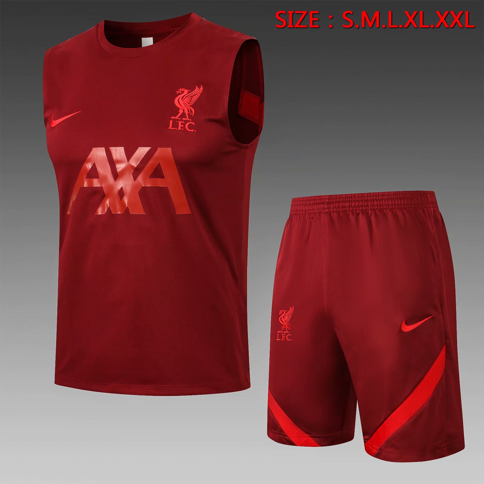 2021-2022 Liverpool Red Thailand Soccer Unifrom Vest-815