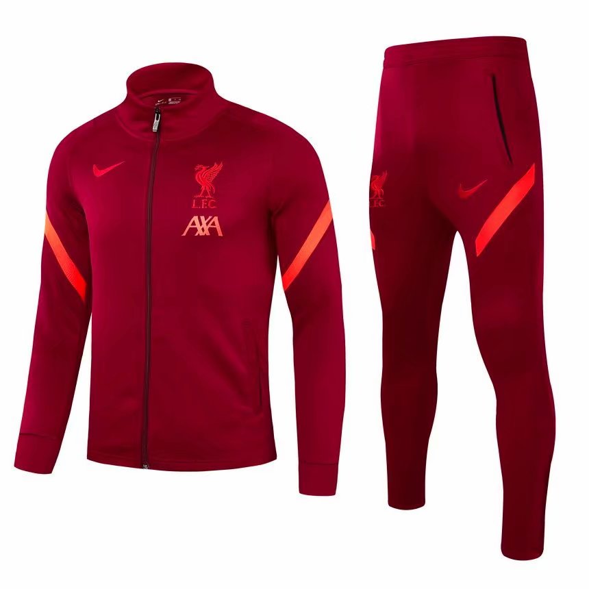 2021/22 Liverpool Red Kids/Youth Soccer Jacket Uniform-GDP