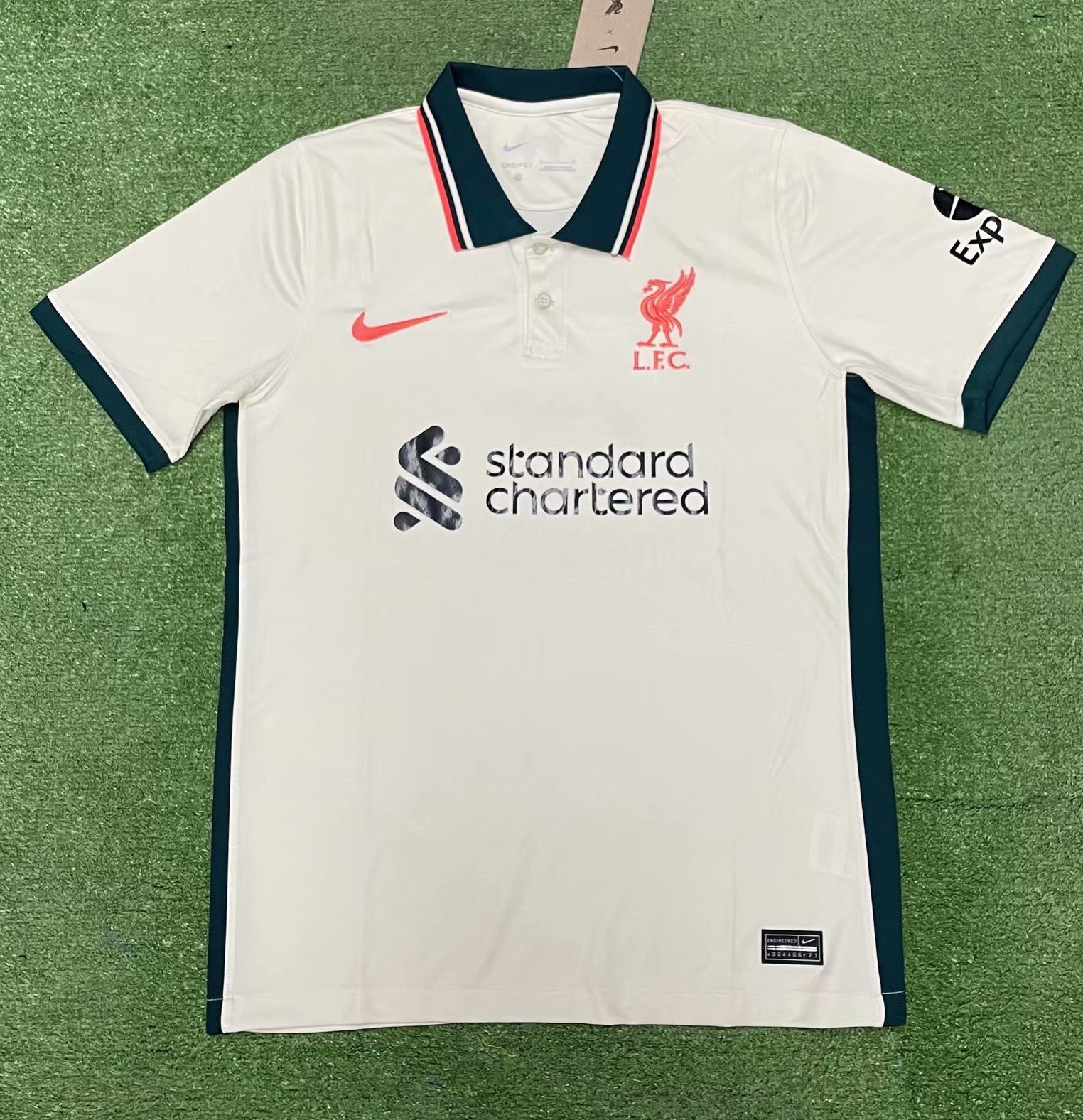 2021-22 Liverpool Away Yellow Thailand Soccer Jersey AAA-320