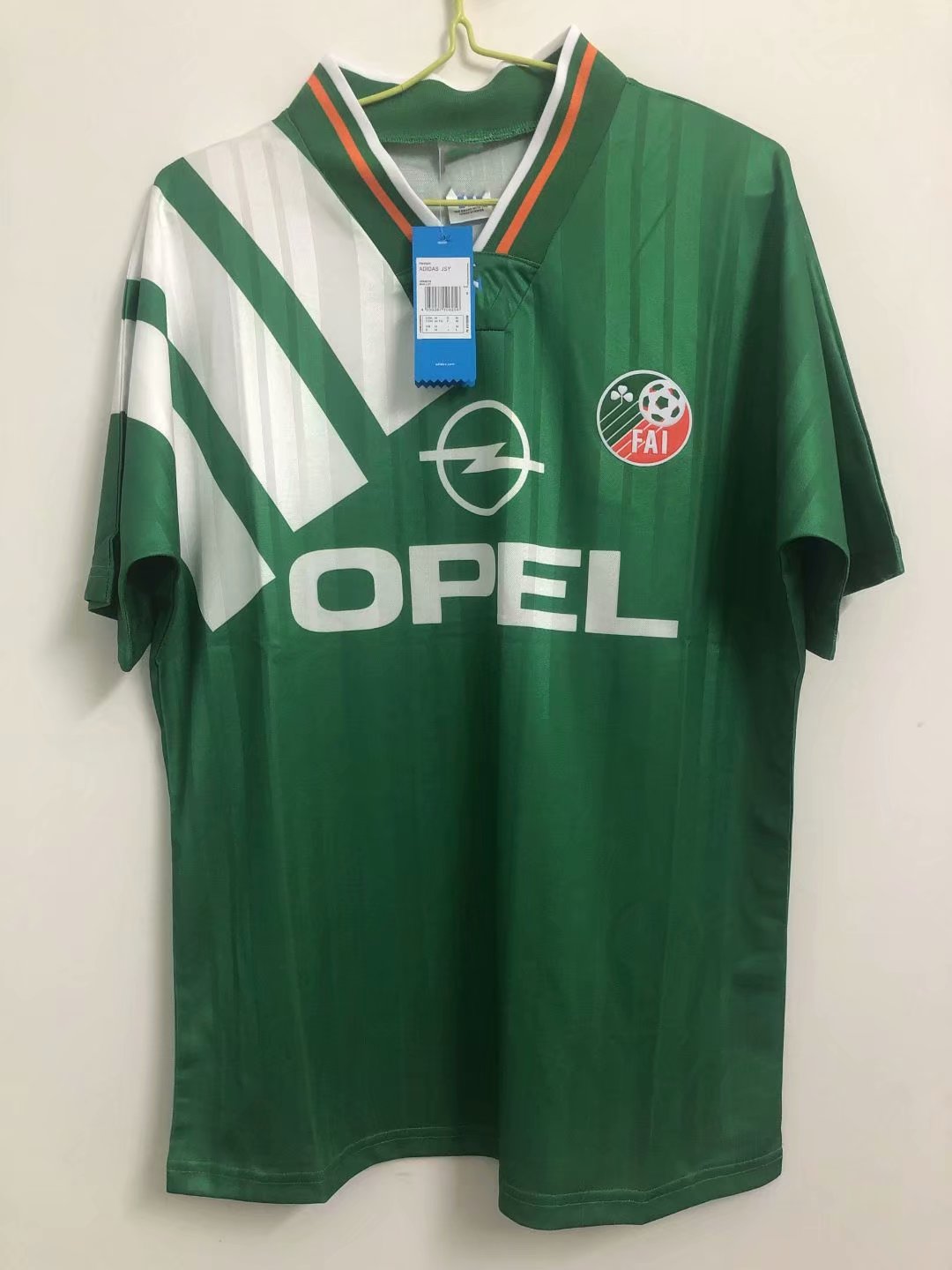 1992-1994 Retro Version Ireland Home Green Thailand Soccer Jersey AAA-503