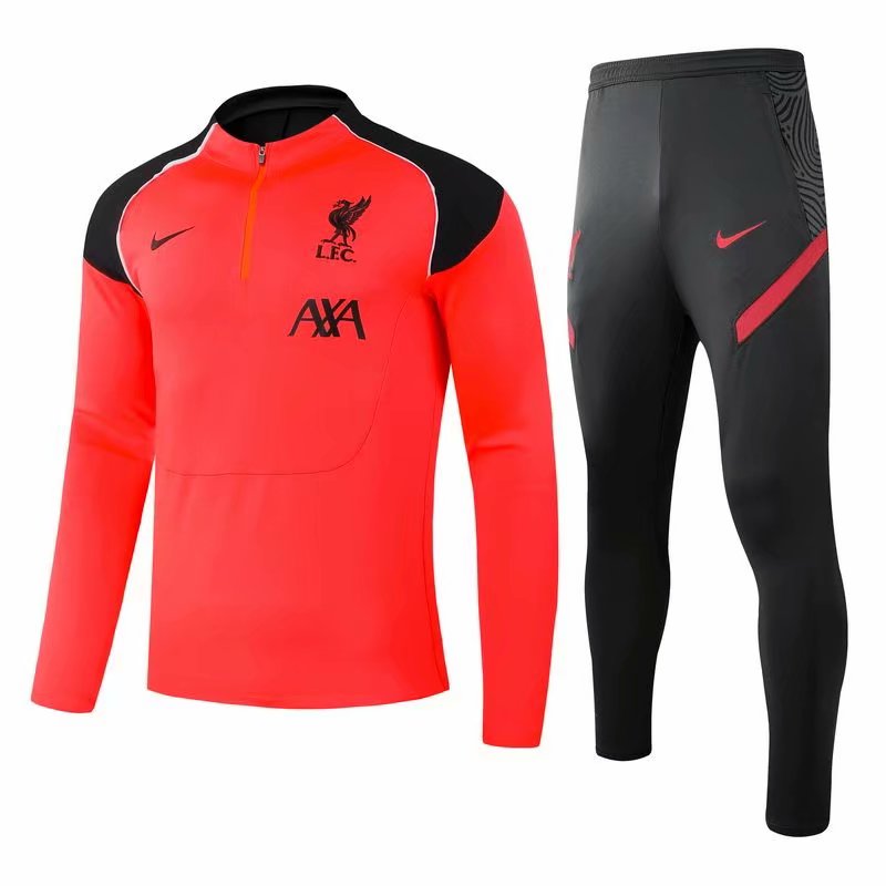 Without adv 2020-2021 Liverpool Red Thailand Tracksuit Uniform-GDP