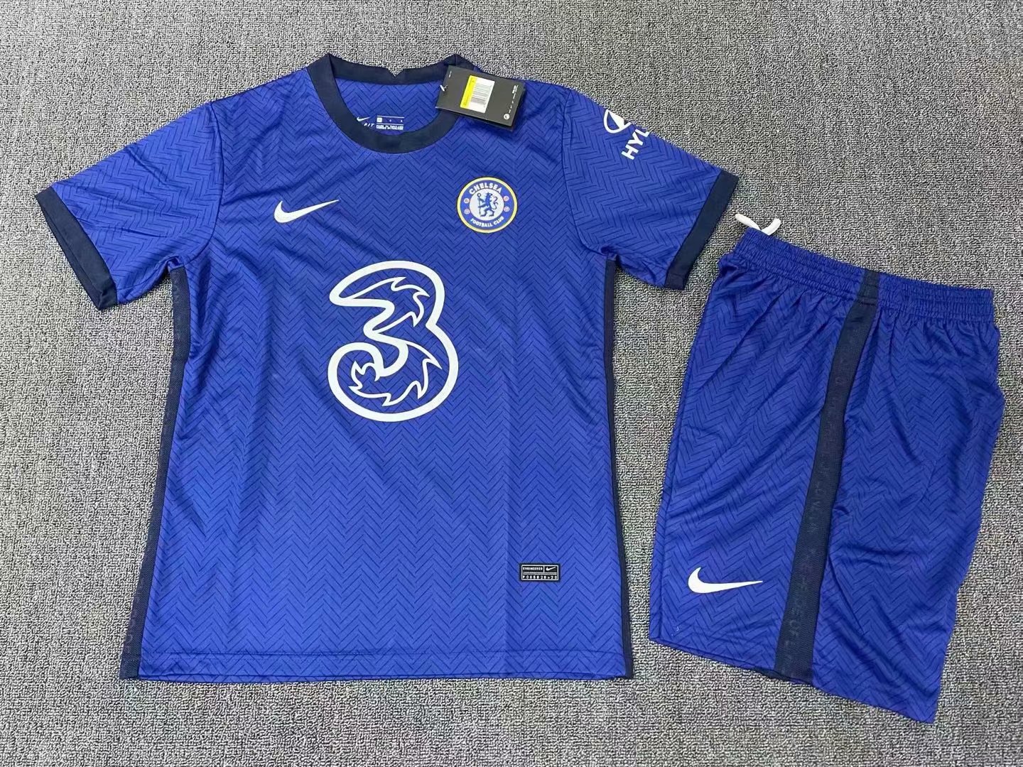 2020-2021 Chelsea Home Blue Soccer Uniform-KS