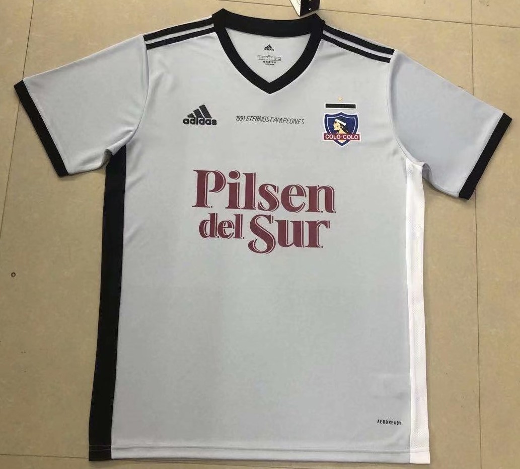 Commemorative Edition Colo-Colo Home White Thailand Soccer Jersey AAA-522