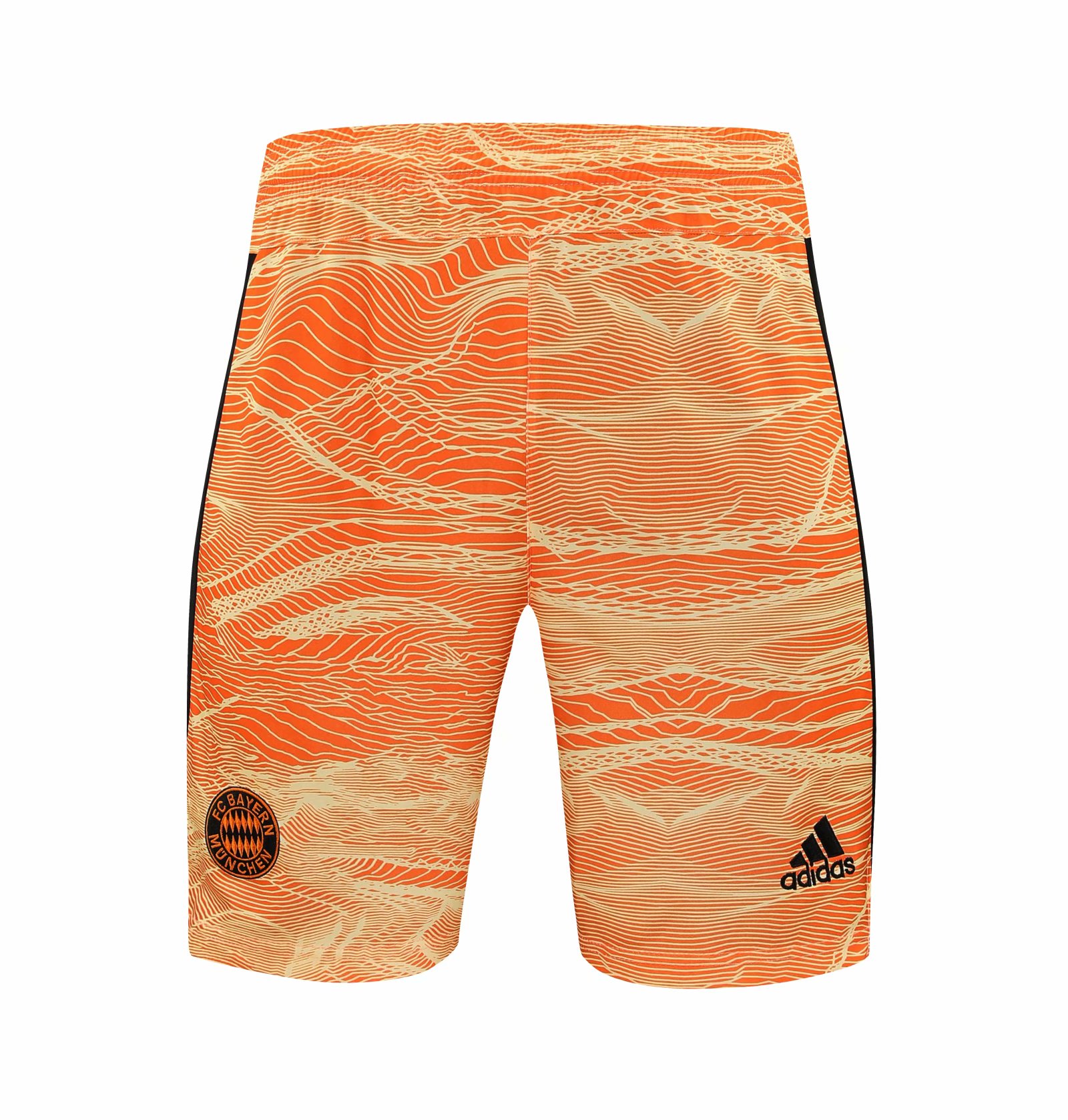 2021/22 Bayern München Goalkeeper Orange Thailand Soccer Shorts-418