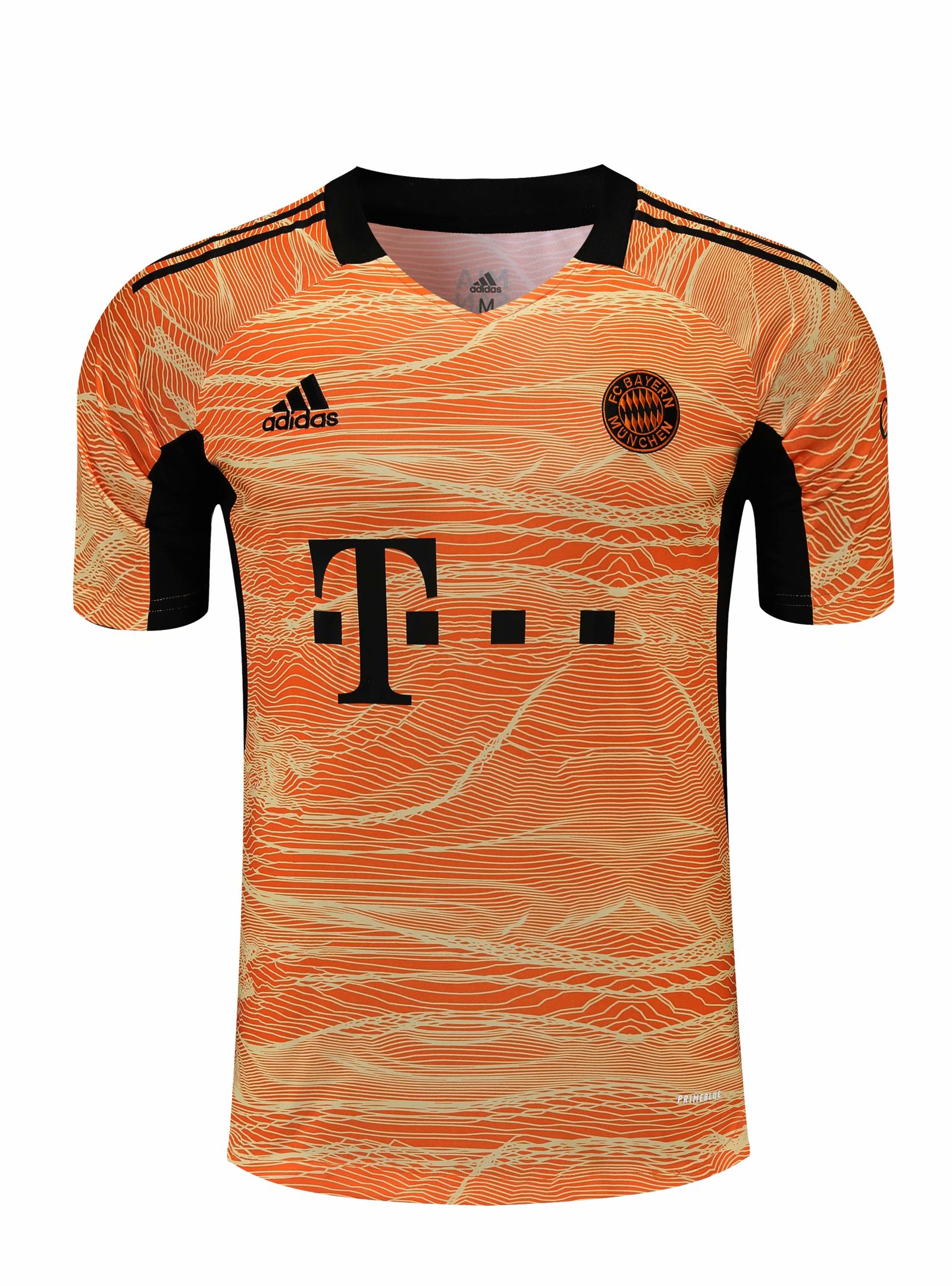 2021/22 Bayern München Goalkeeper Orange Thailand Soccer Jersey-418