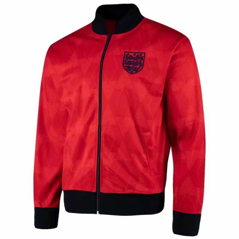 1990 England Red Soccer Jacket -522