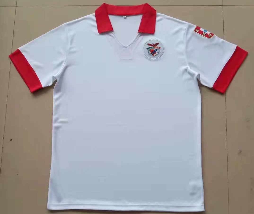 1961 Retro Version Benfica Away White Thailand Soccer Jersey AAA-522