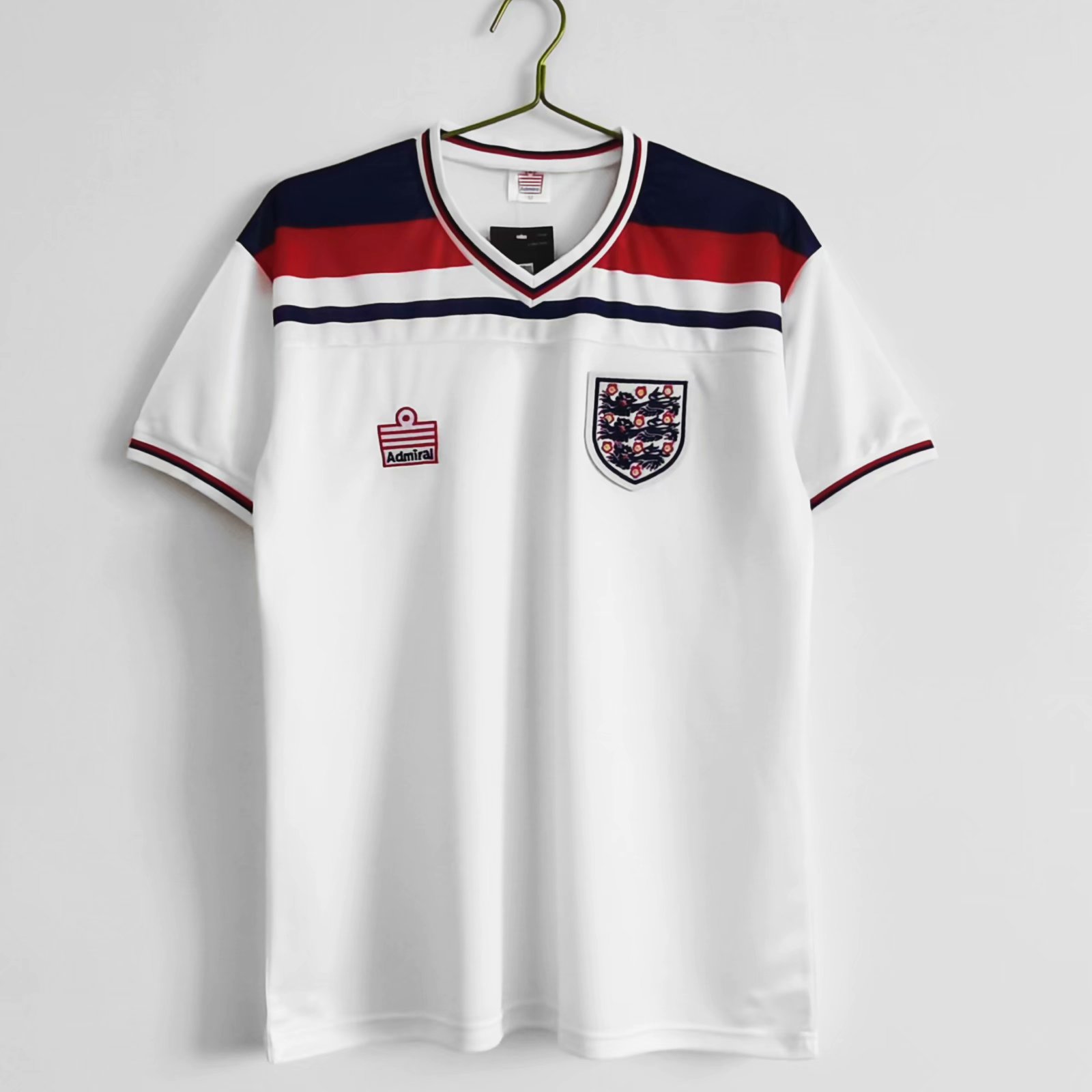 1982 Retro Version England Home White Thailand Soccer Jersey AAA-710/811