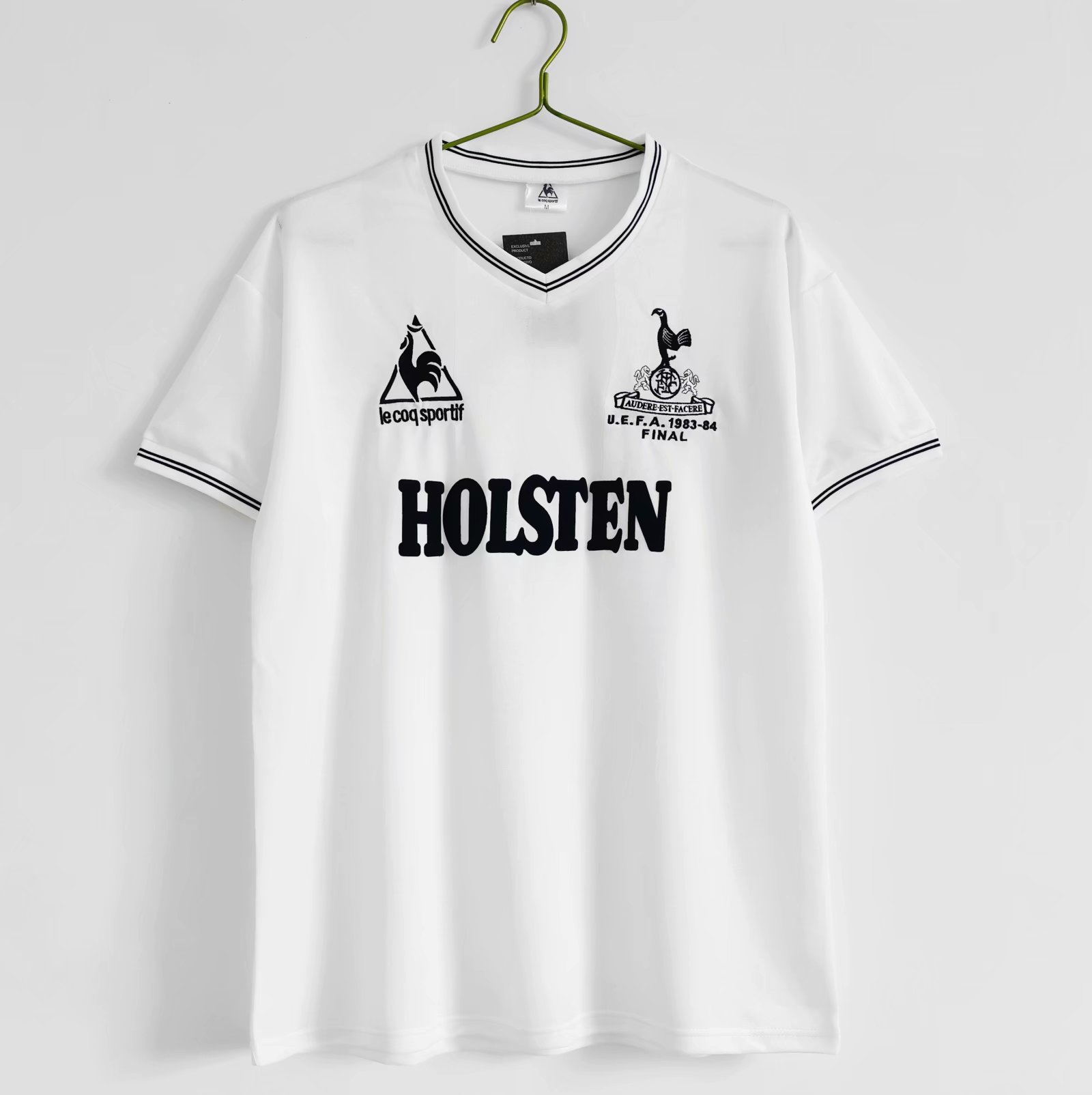 1983-1984 Retro Version Tottenham Hotspur Home White Thailand Soccer Jersey AAA-710