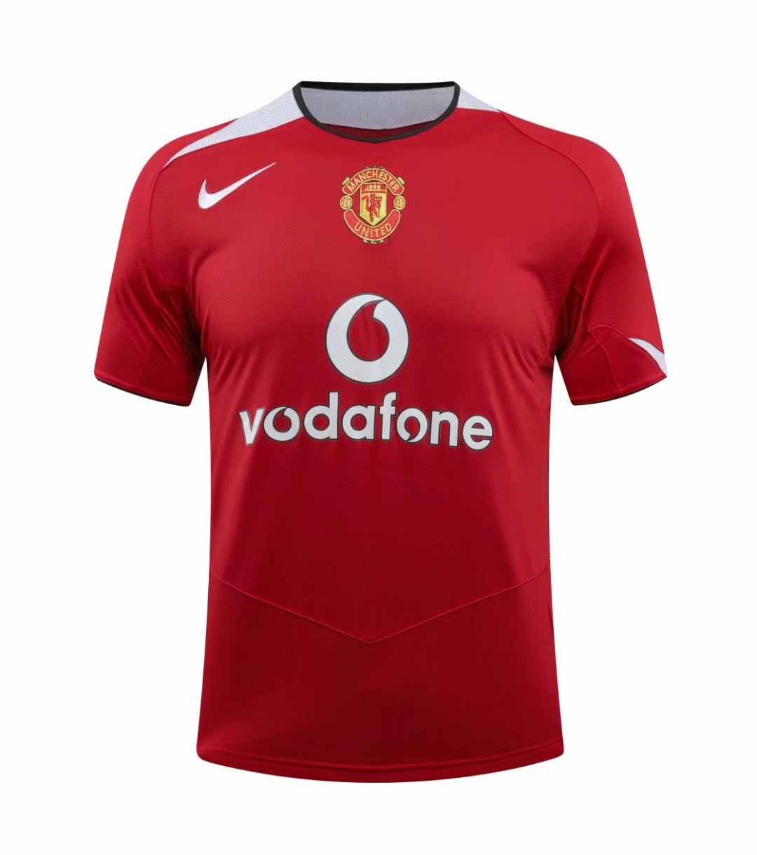 04-06 Retro Version Manchester United Home Red Thailand Soccer Jersey AAA-601/1041