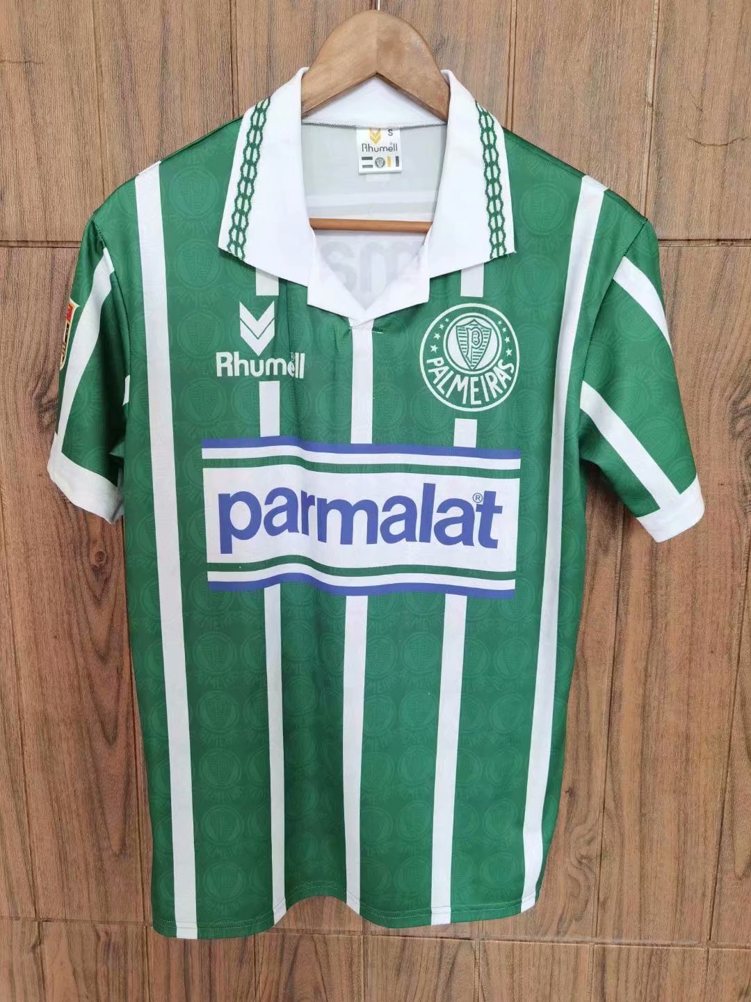 93-94 Retro Version SE Palmeiras White & Green Thailand Soccer Jersey AAA-601