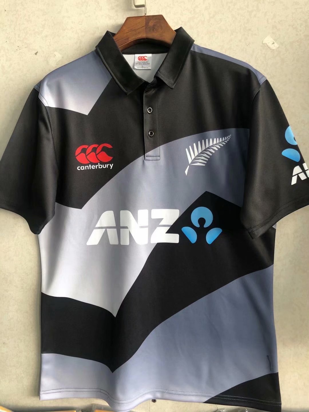 2020-2021 New Zealand Gray & White Thailand Rugby Shirts-805