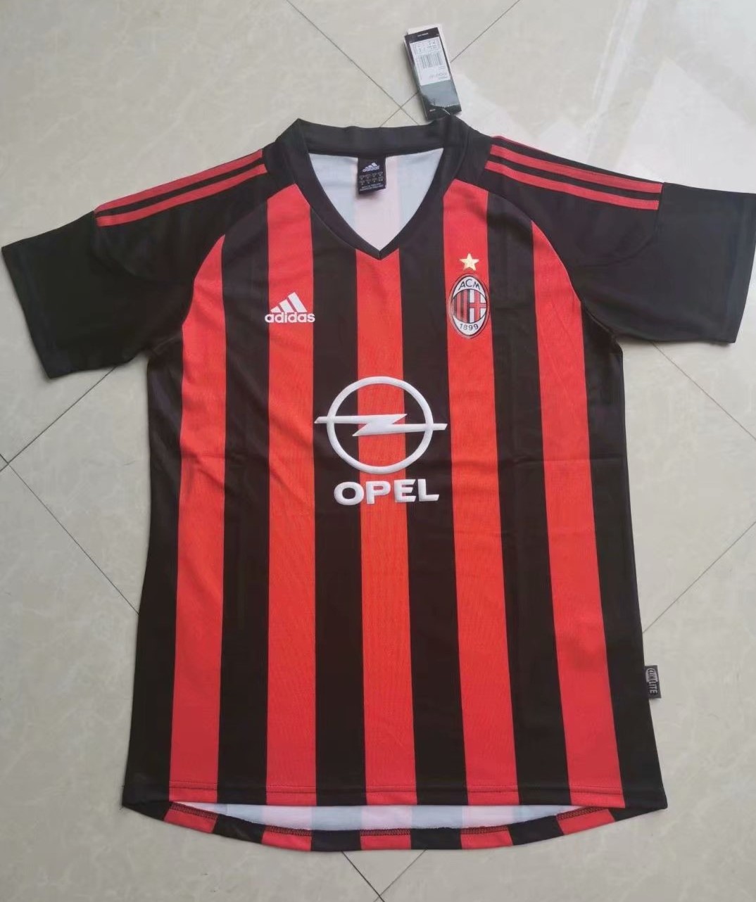 02/03  Retro Version AC Milan Home Red & Black Thailand Soccer Jersey AAA-2041/811