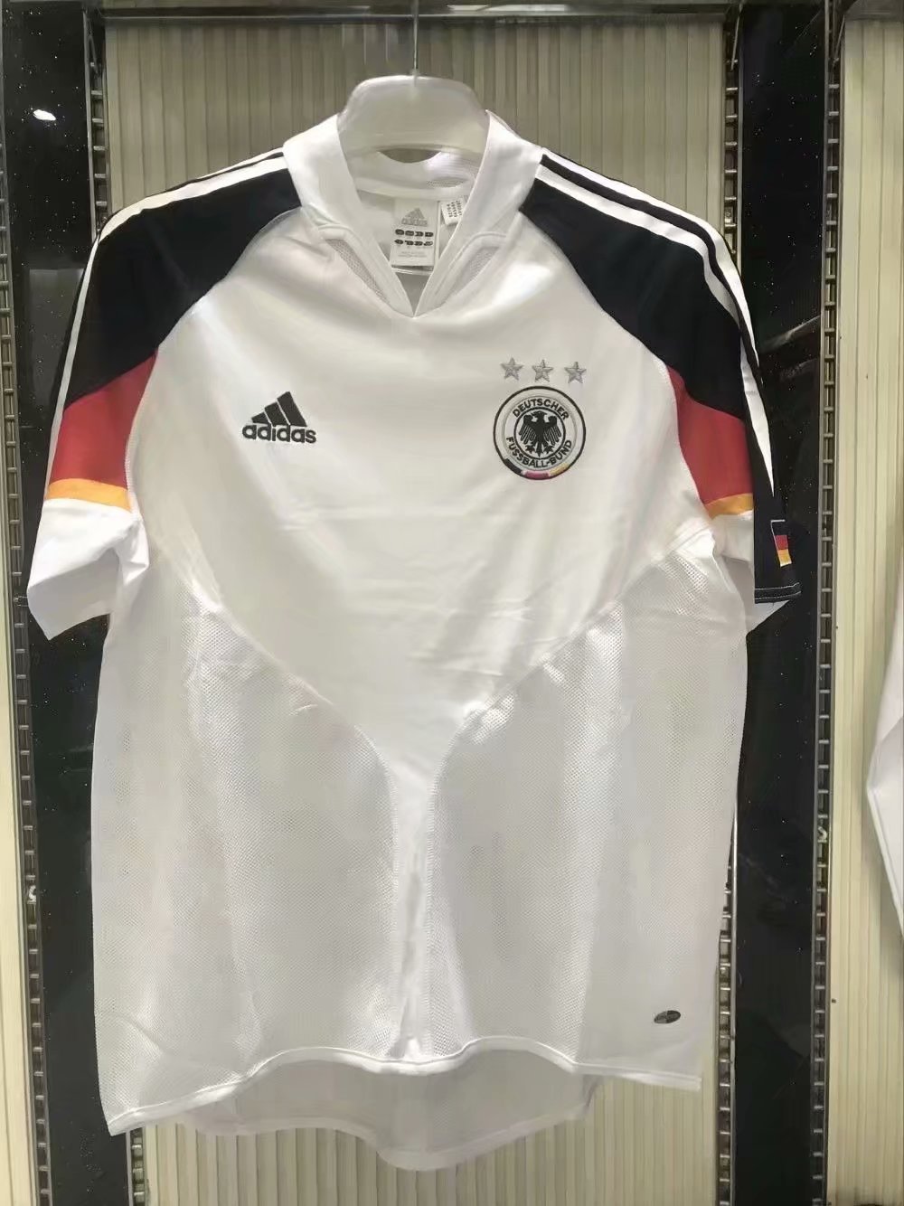 04 Retro Version Germany Home White Thailand Soccer Jersey-B321