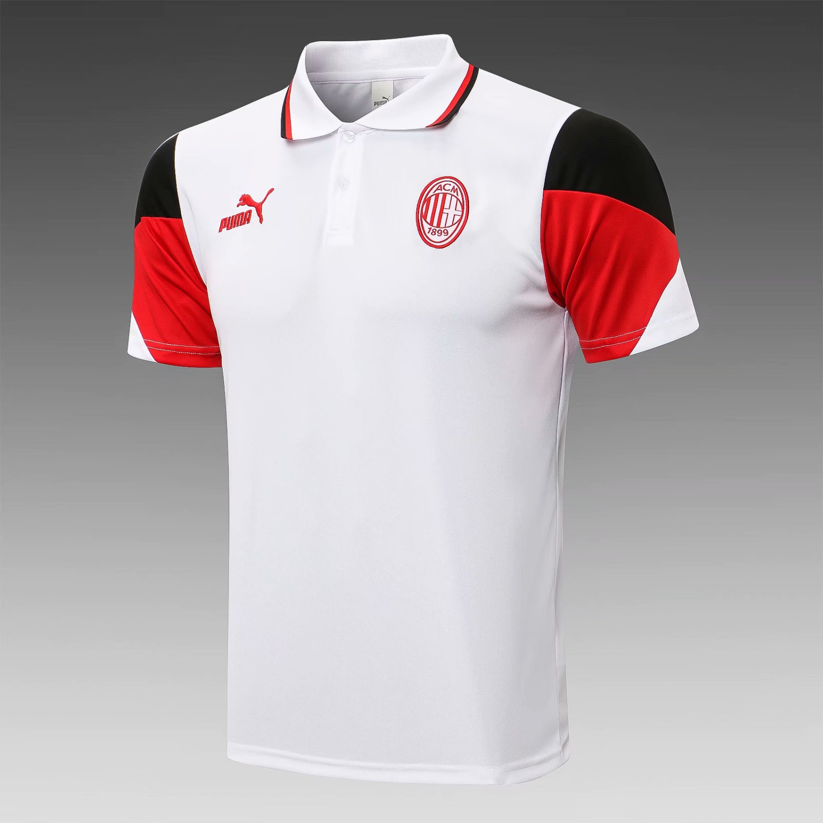 2021-22 AC Milan White Thailand Polo Shirts-815