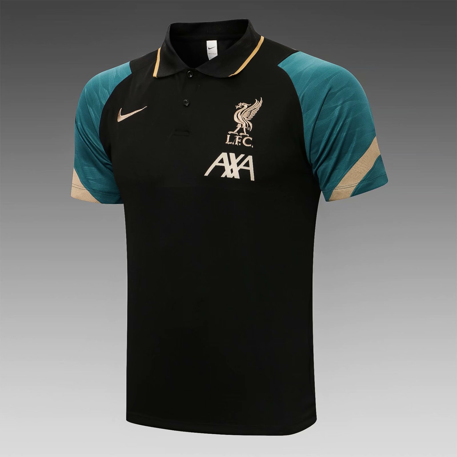 2021-22 Liverpool Black Polo Shirts-815