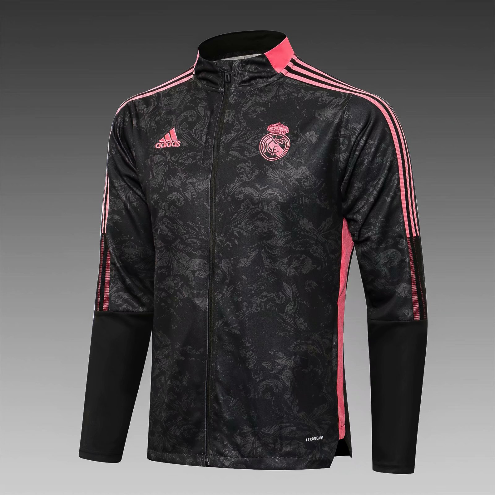 2021-22 Real Madrid Gray Thailand Jacket Top-815