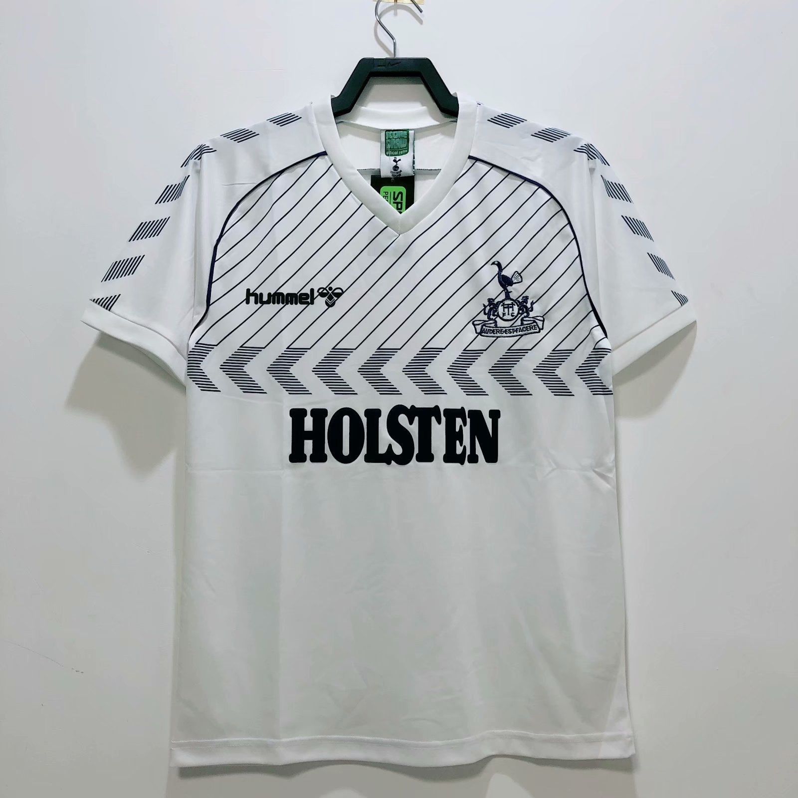 86 Retro Version Tottenham Hotspur Home White Thailand Soccer Jersey AAA-311