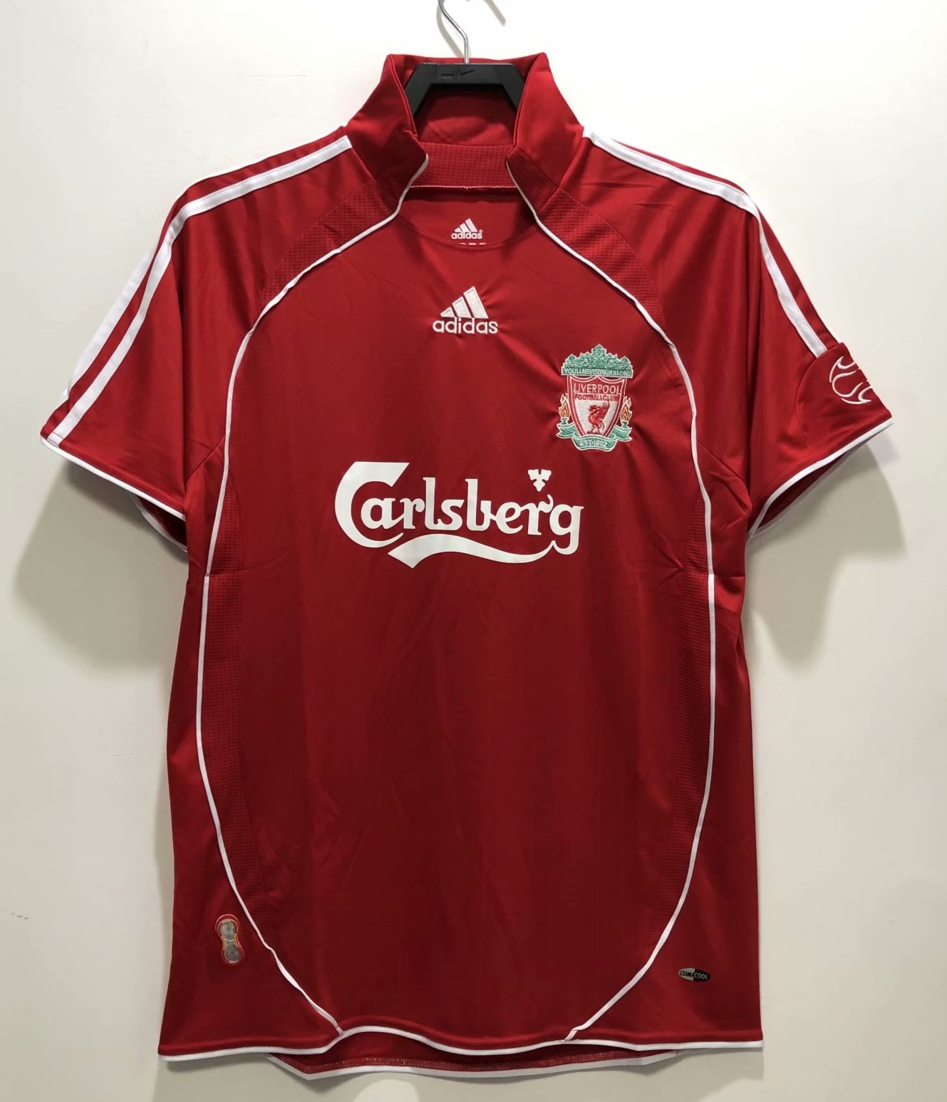 06-07 Retro Version Liverpool White Thailand Soccer Jersey AAA-311/601