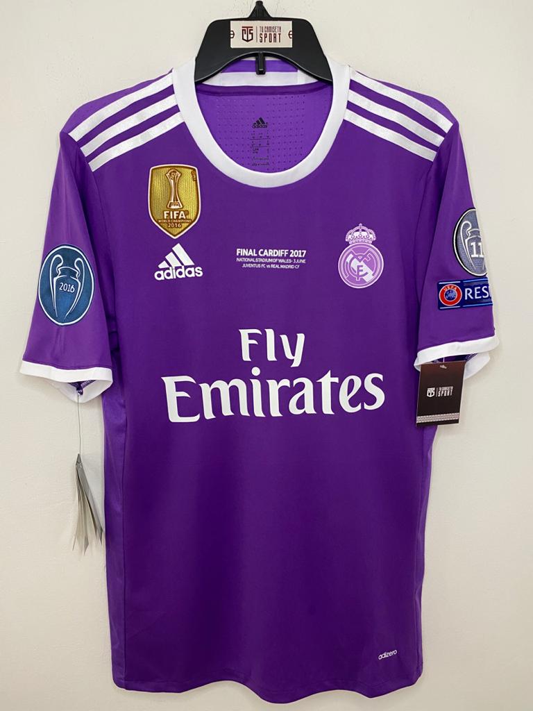 With Patch 16-17 Retro Version Real Madrid Purple Thailand Soccer Jersey AAA-301/811
