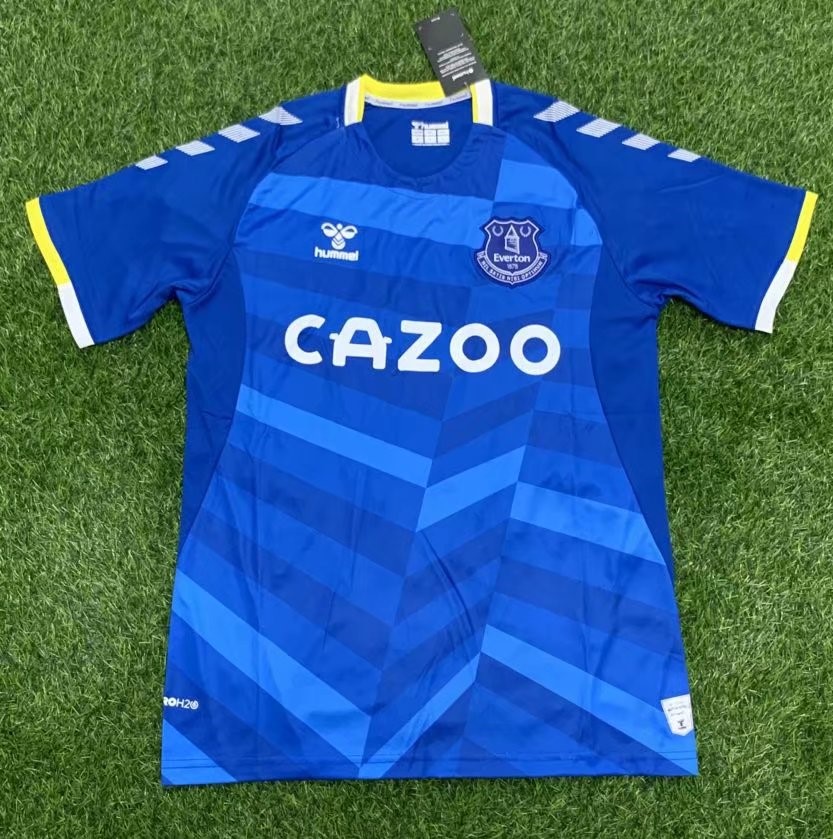 2021/22 Everton Home Blue Thailand Soccer Jersey AAA-320