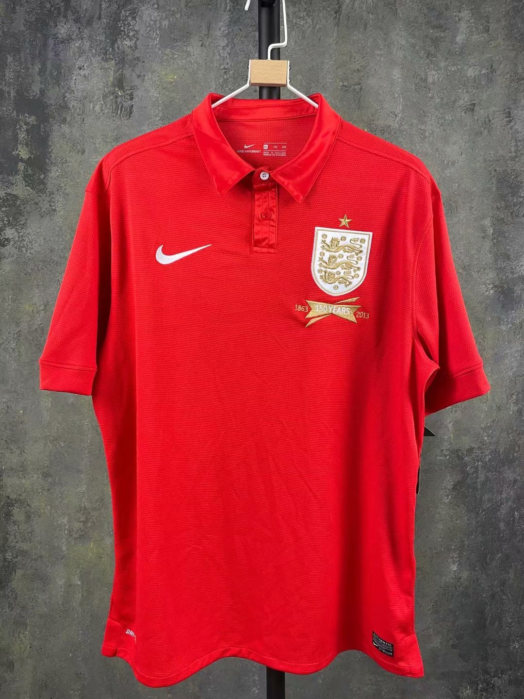 13-14 Retro Verison England Red Thailand Soccer Jersey AAA-601