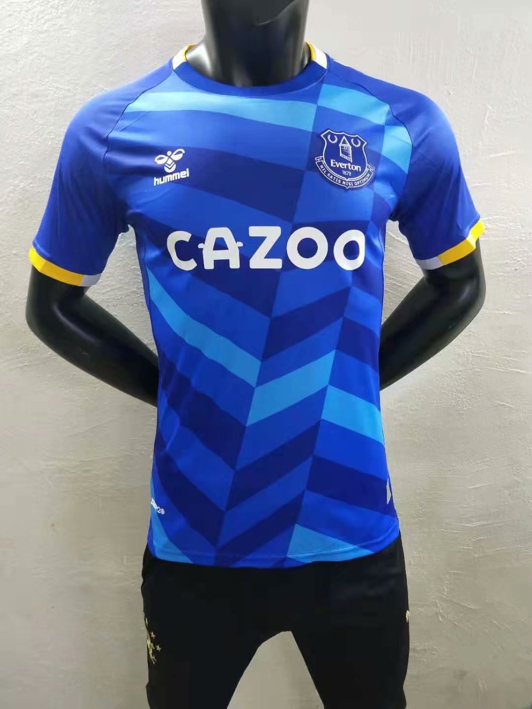 Player Version 2021/22 Everton Home Blue Thailand Soccer Jersey AAA-YDYC