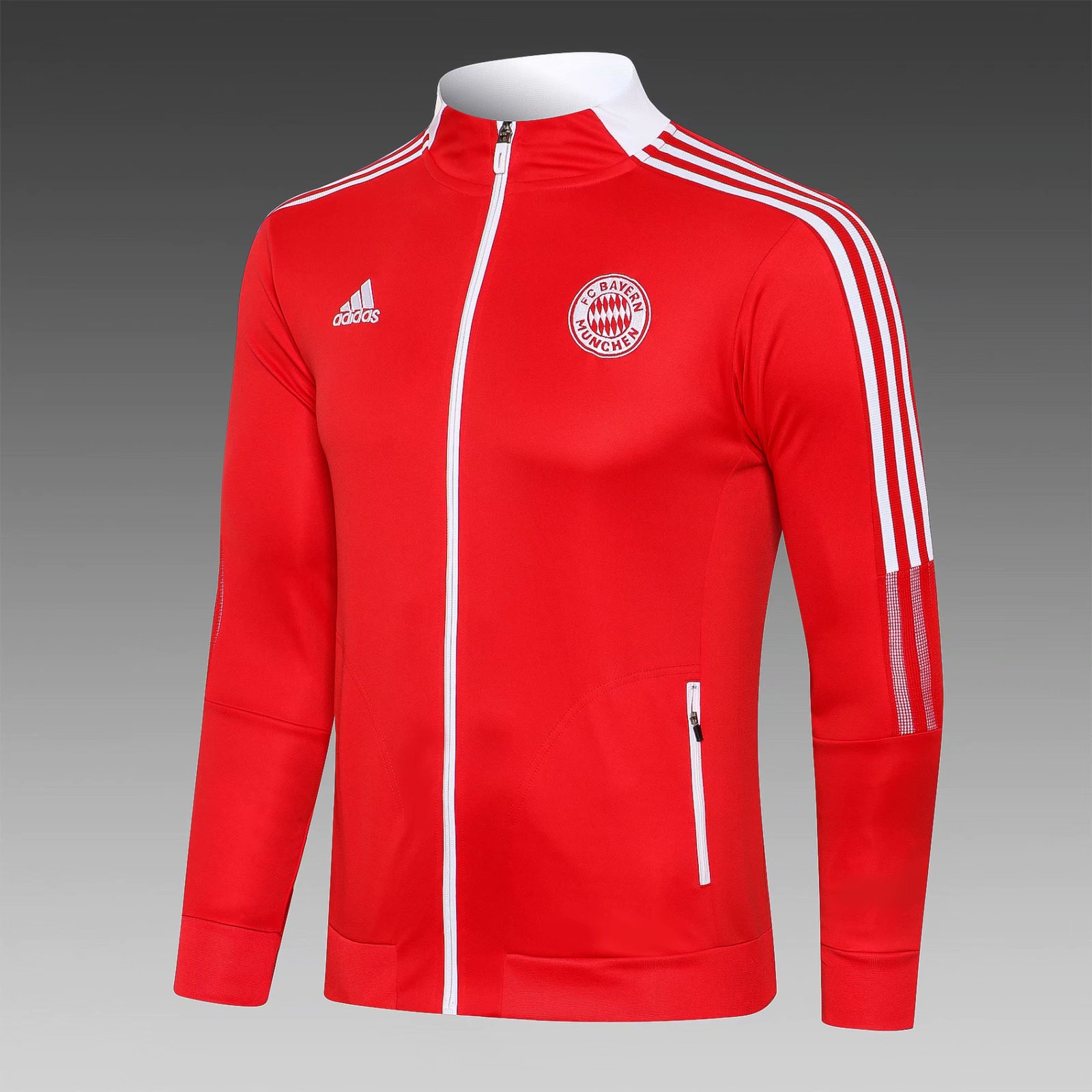 2021-2022 Bayern München Red Soccer Jacket Top-815