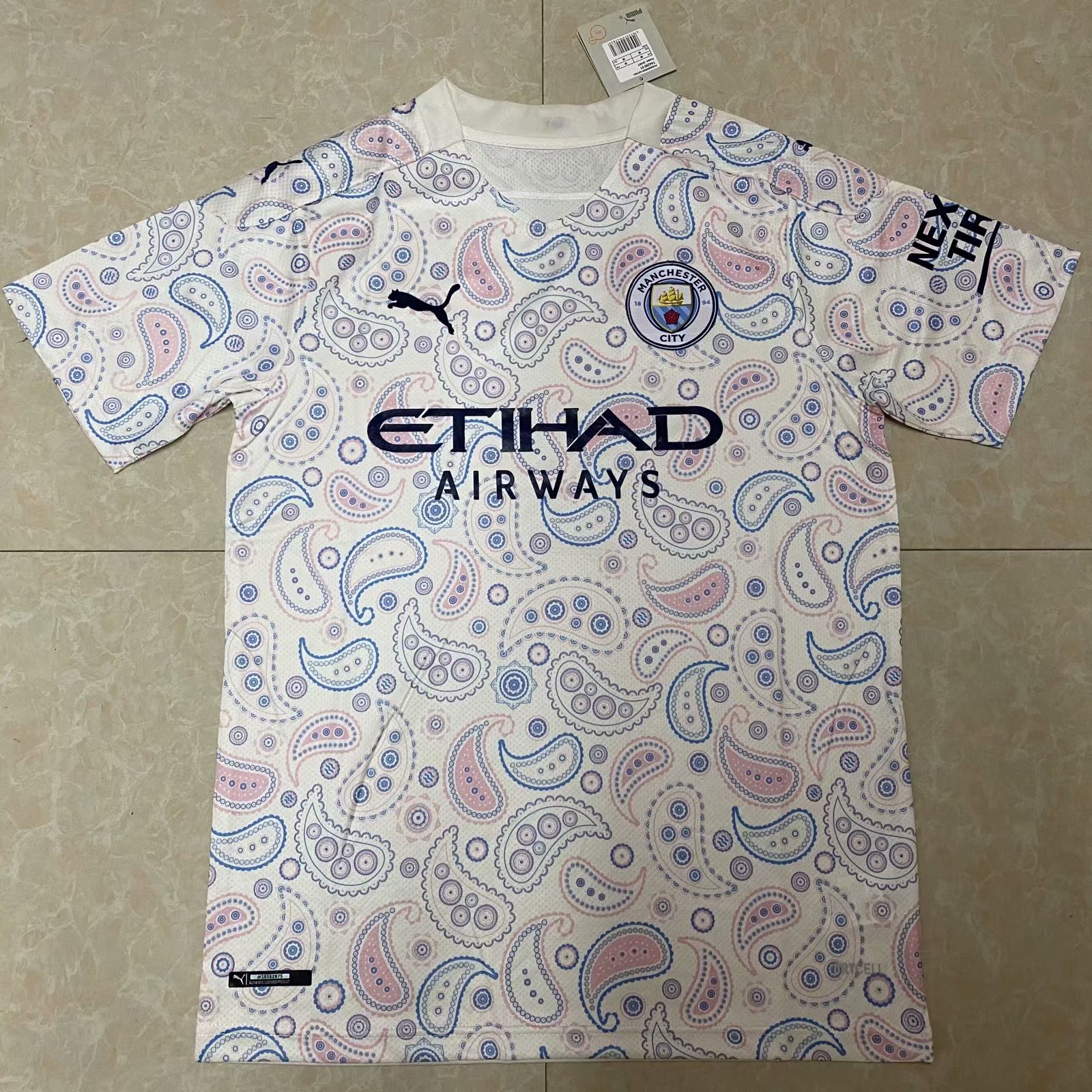 2020/2021 Man City Alway Blue Thailand soccer jersey AAA-518/905
