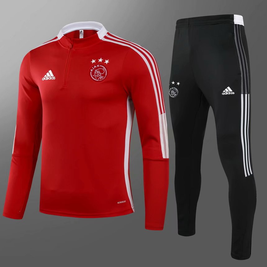 2021/22 Ajax Red Thailand Soccer Tracksuit Uniform-GDP