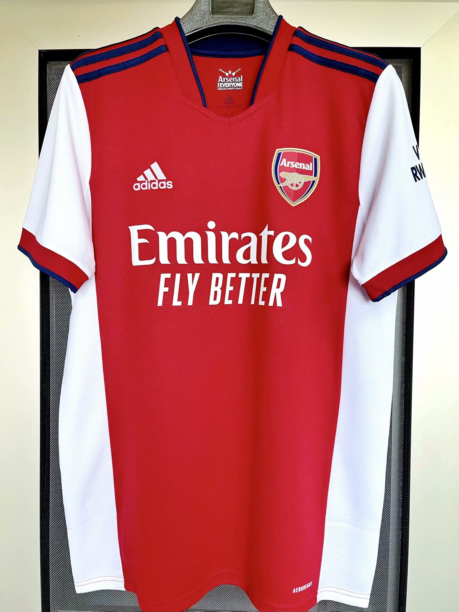 2021-22 Arsenal Home Red Thailand Soccer Jersey AAA-312